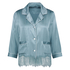 Pyjama jasje zijde, Blauw
