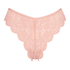 Slip brésilien jambe haute, Rose