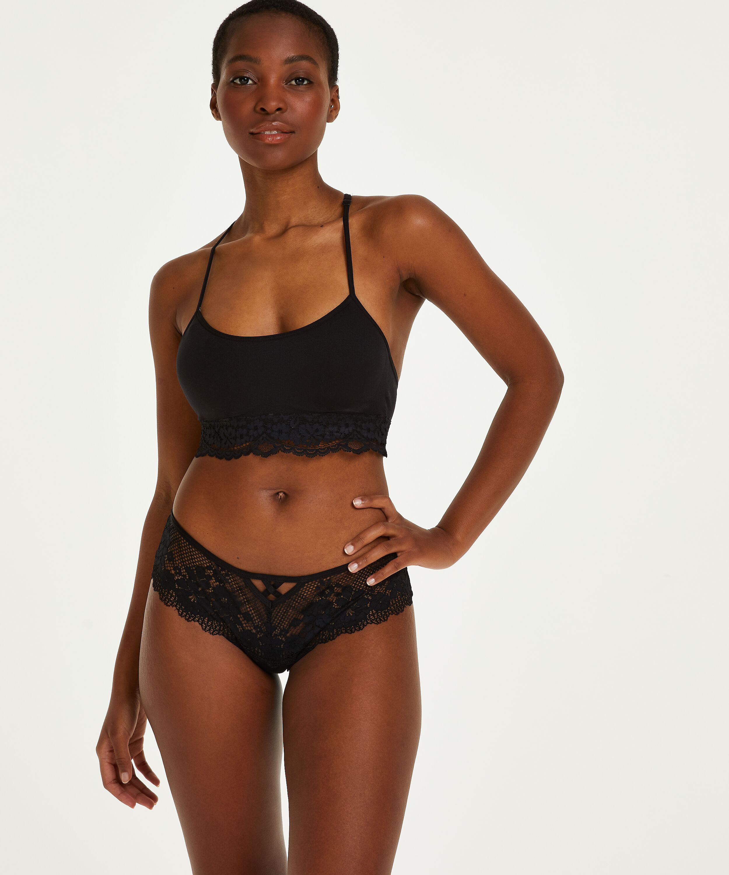 Boxer string Jella, Noir