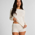Boyshort van zacht katoen, Beige