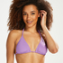 Haut de bikini Triangle Libby, Pourpre