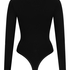 Naadloze Shaping stringbody, Zwart
