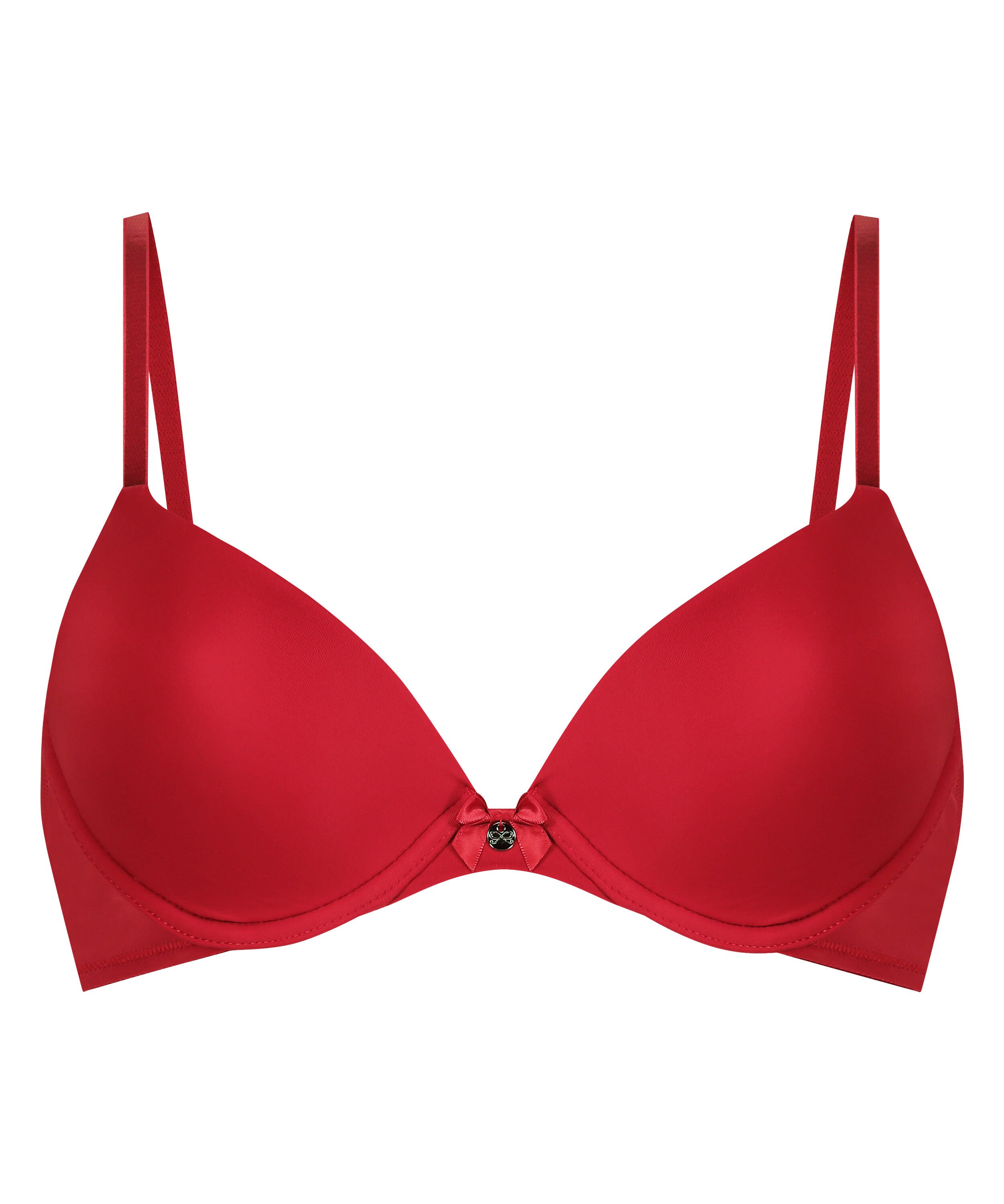 Voorgevormde beugel bh Plunge, Rood