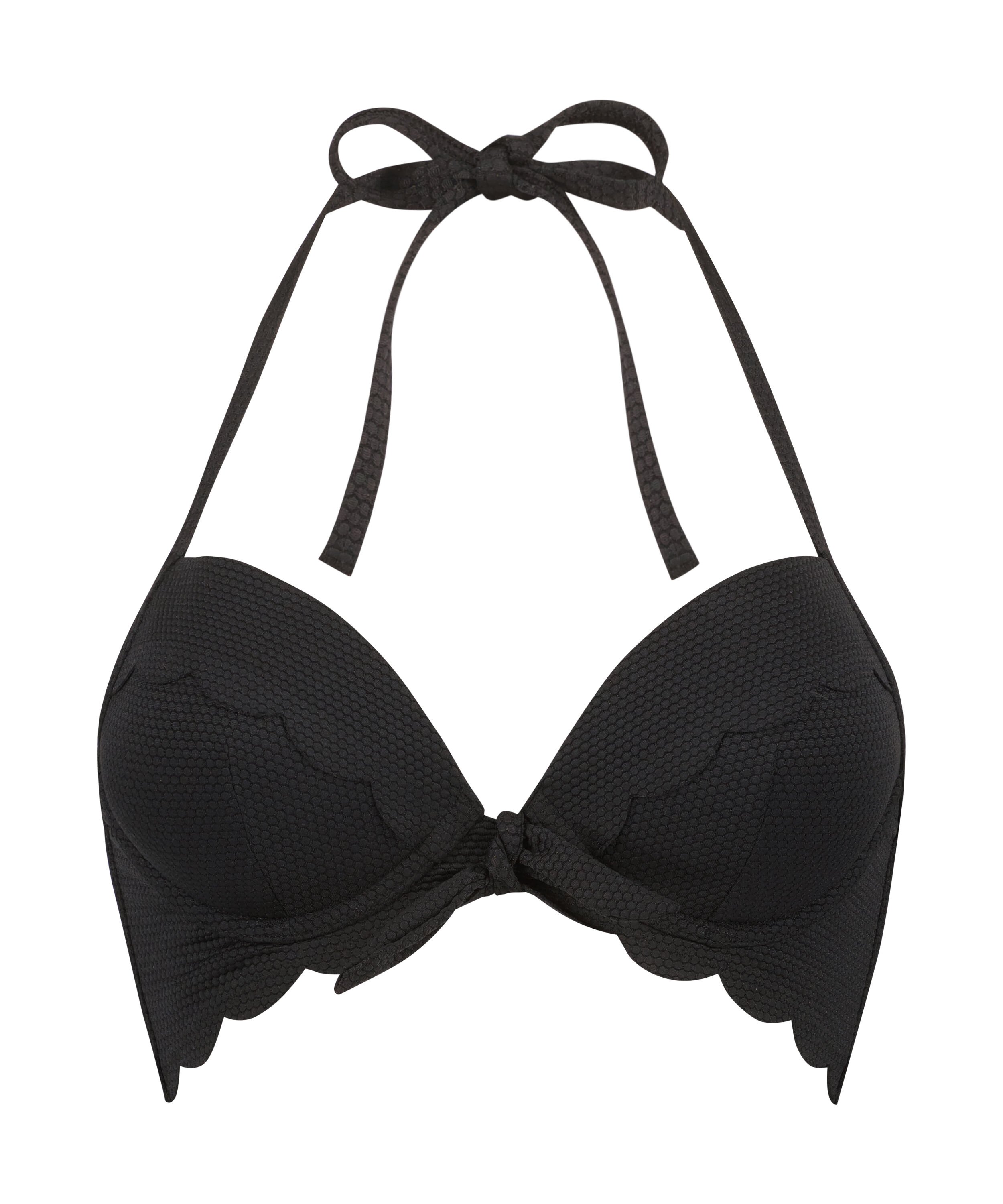 Voorgevormde push-up beugel bikinitop Scallop Cup A - E