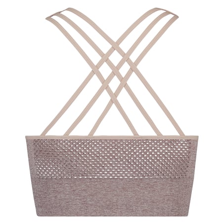 Soutien-gorge de sport HKMX Highneck Level 2 ombre, Rose