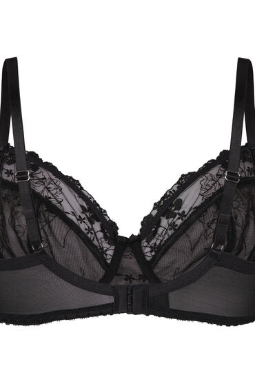 Hunkemöller Niet-Voorgevormde Beugel Bh Peonie Zwart, foto 2