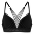 Soutien-gorge &agrave; armatures push-up pr&eacute;form&eacute; Sabrina, Noir