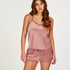 Top Velours Lace, Rose