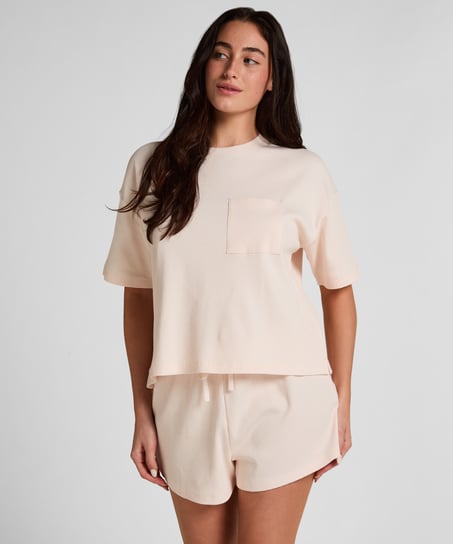 Pyjama Top Waffle, Roze