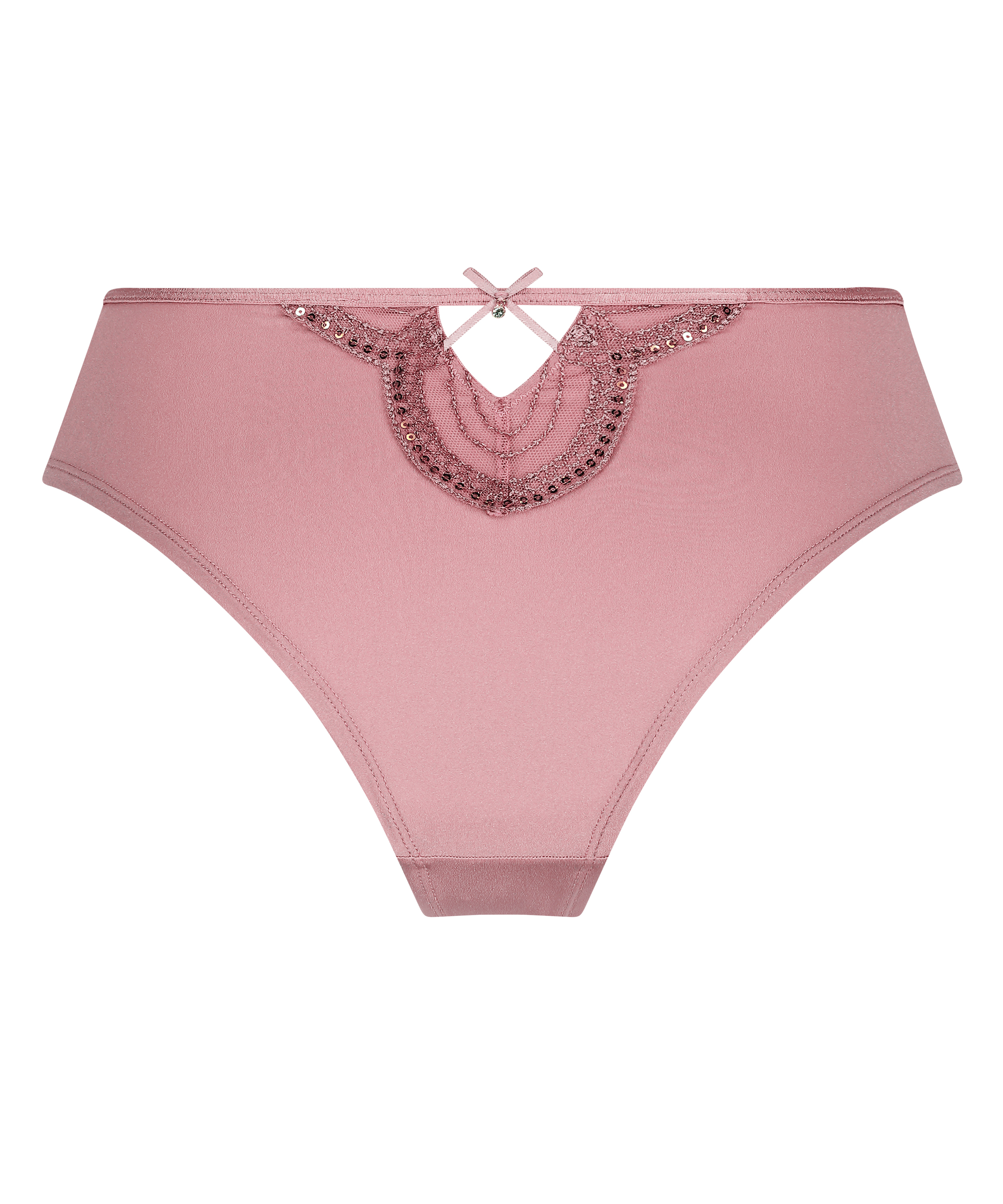Slip brésilien Ruby, Rose, main