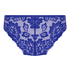 Slip br&eacute;silien Invisible Lace Back, Bleu