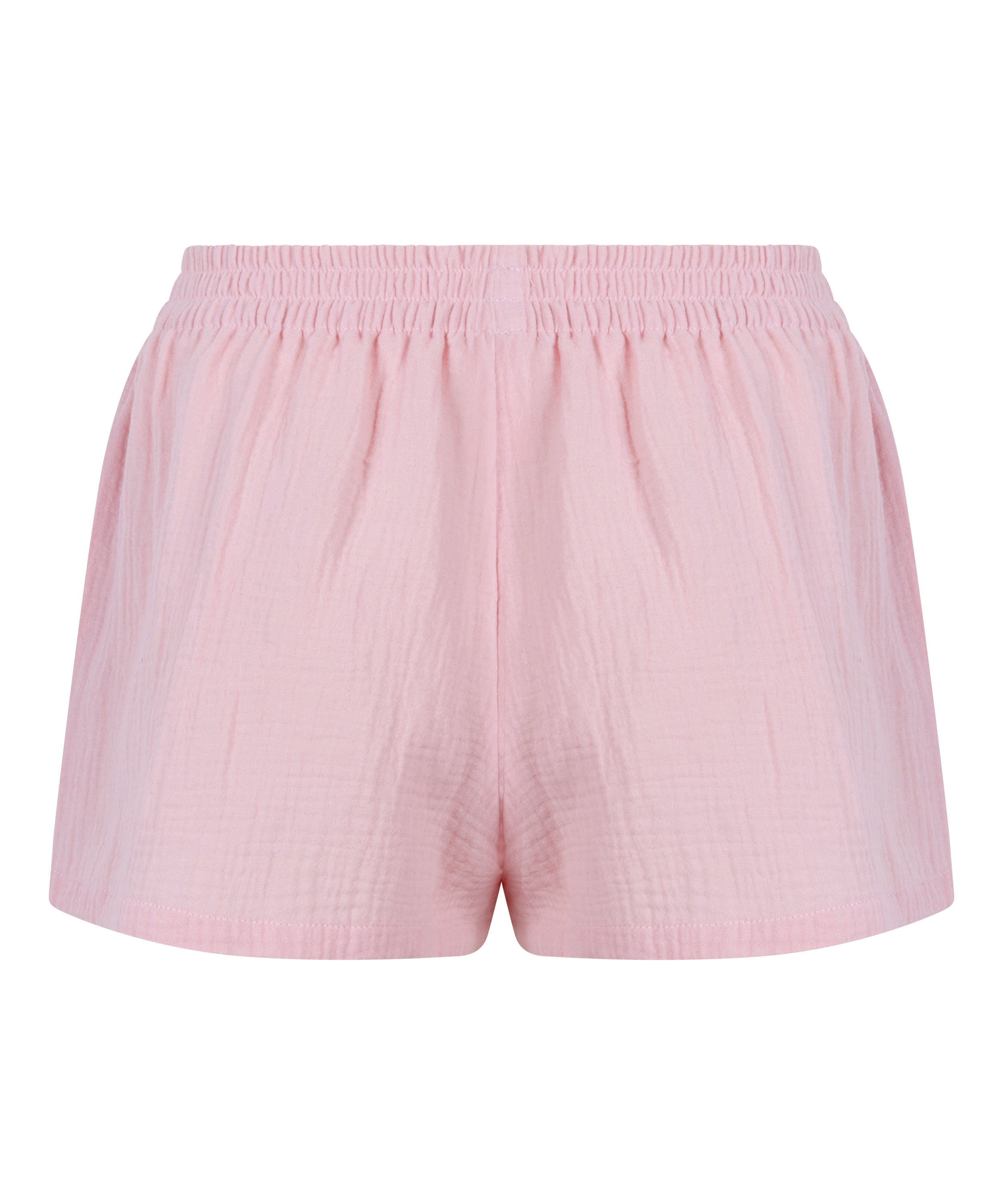 Short en mousseline, Rose, main