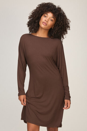 Hunkemöller Nightshirt Jersey Essential Bruin, foto 4