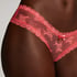 Brazilian V-shape mesh, Roze