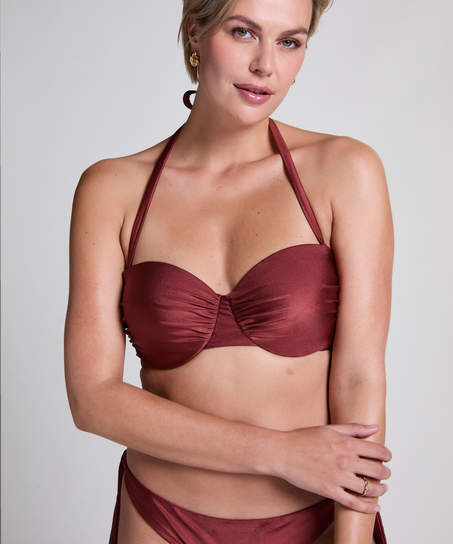 Bandeau bikinitop Dune, Rood