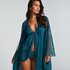 Kimono Satin, Blauw
