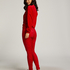 Legging Velours, Rood
