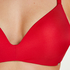 Soutien-gorge sans armatures pr&eacute;form&eacute; Mona, Rouge
