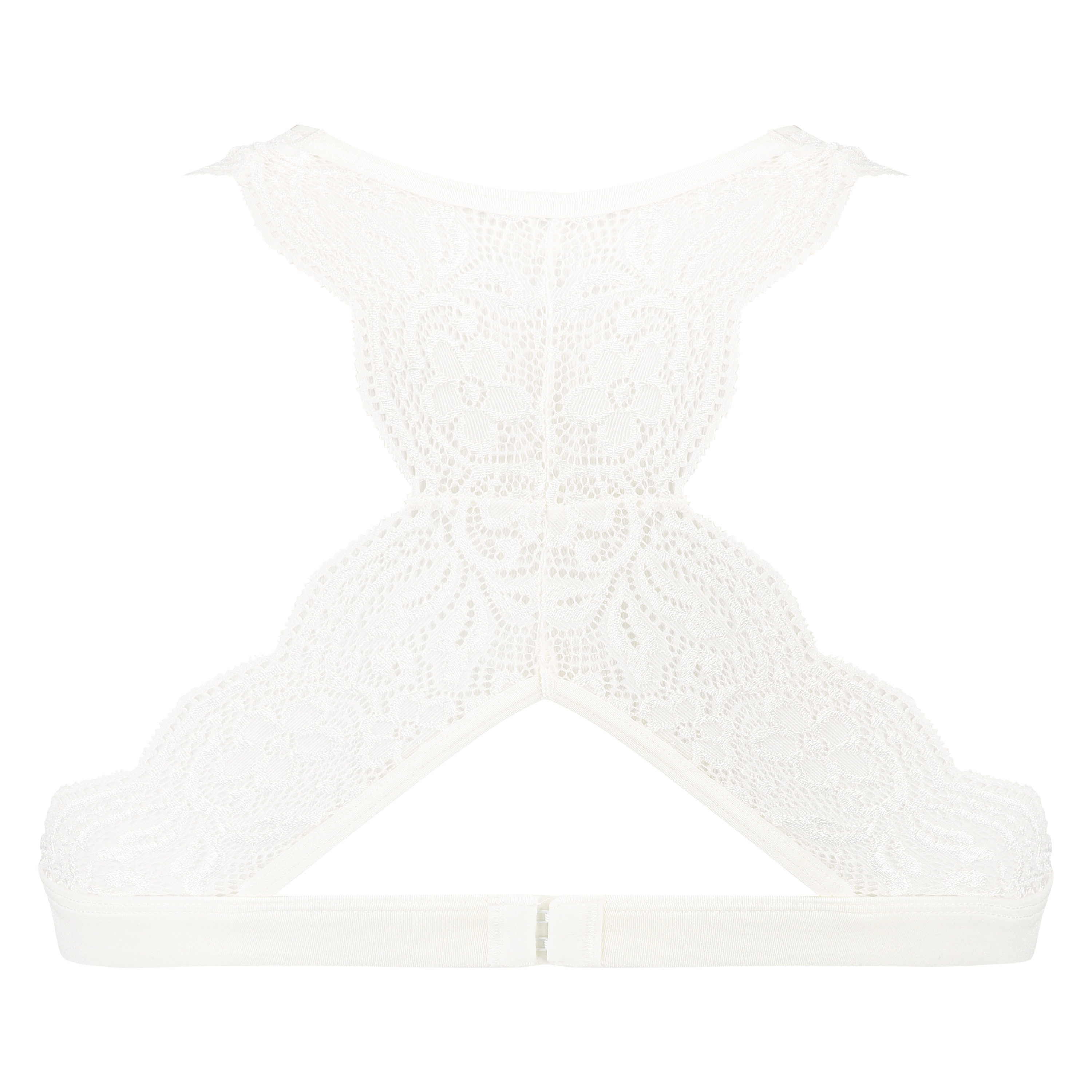 Brassi&egrave;re Halter dos nageur, Blanc, main