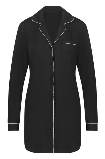 Hunkemöller Nachthemd Jersey Essential Zwart, foto 3