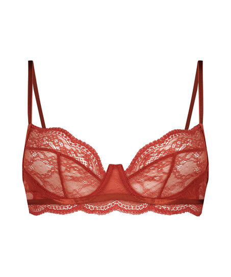 Soutien-gorge non-rembourr&eacute; &agrave; armatures Isabelle, Orange