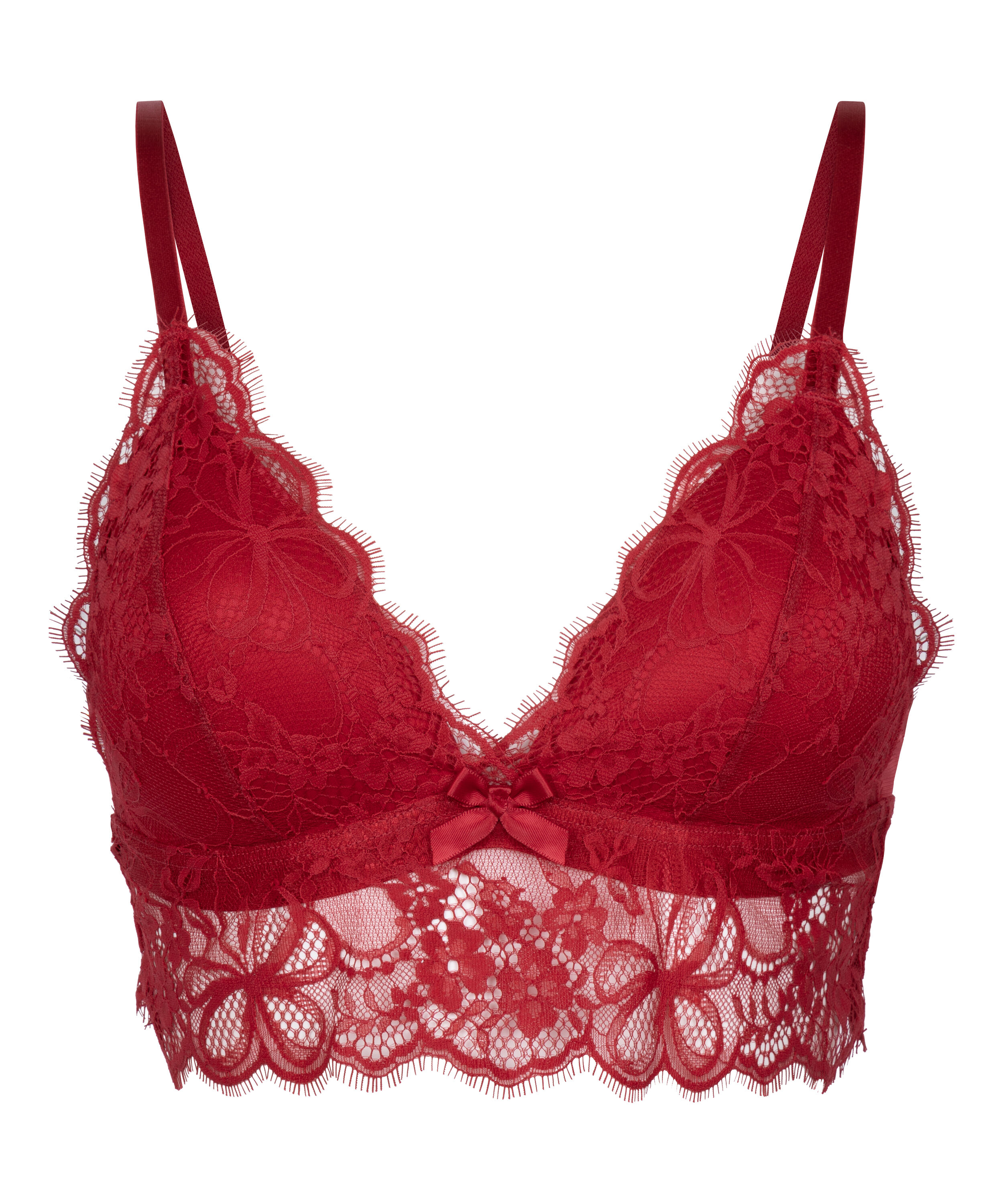 Triangelbralette Marianna, Rood