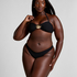 Haut de bikini bandeau Cabo, Noir
