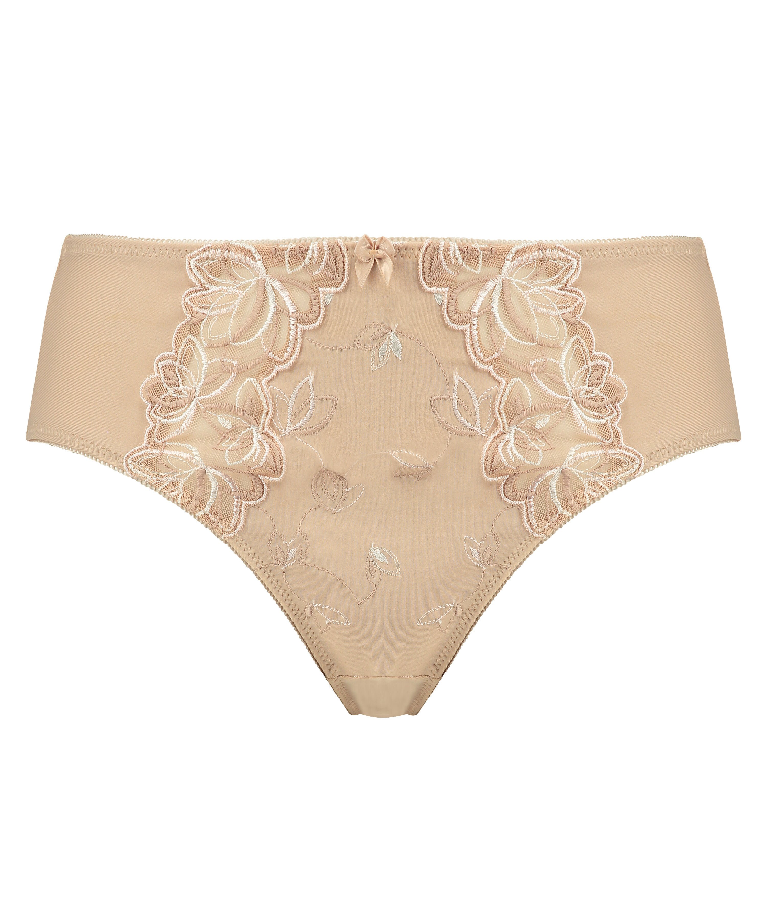Slip taille haute Diva, Beige