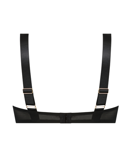 Soutien-gorge non rembourr&eacute; &agrave; armatures Hana, Noir