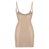 Robe sculptante en dentelle festonnée - Level 3, Beige
