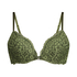 Voorgevormde push-up beugel bh Rose, Groen