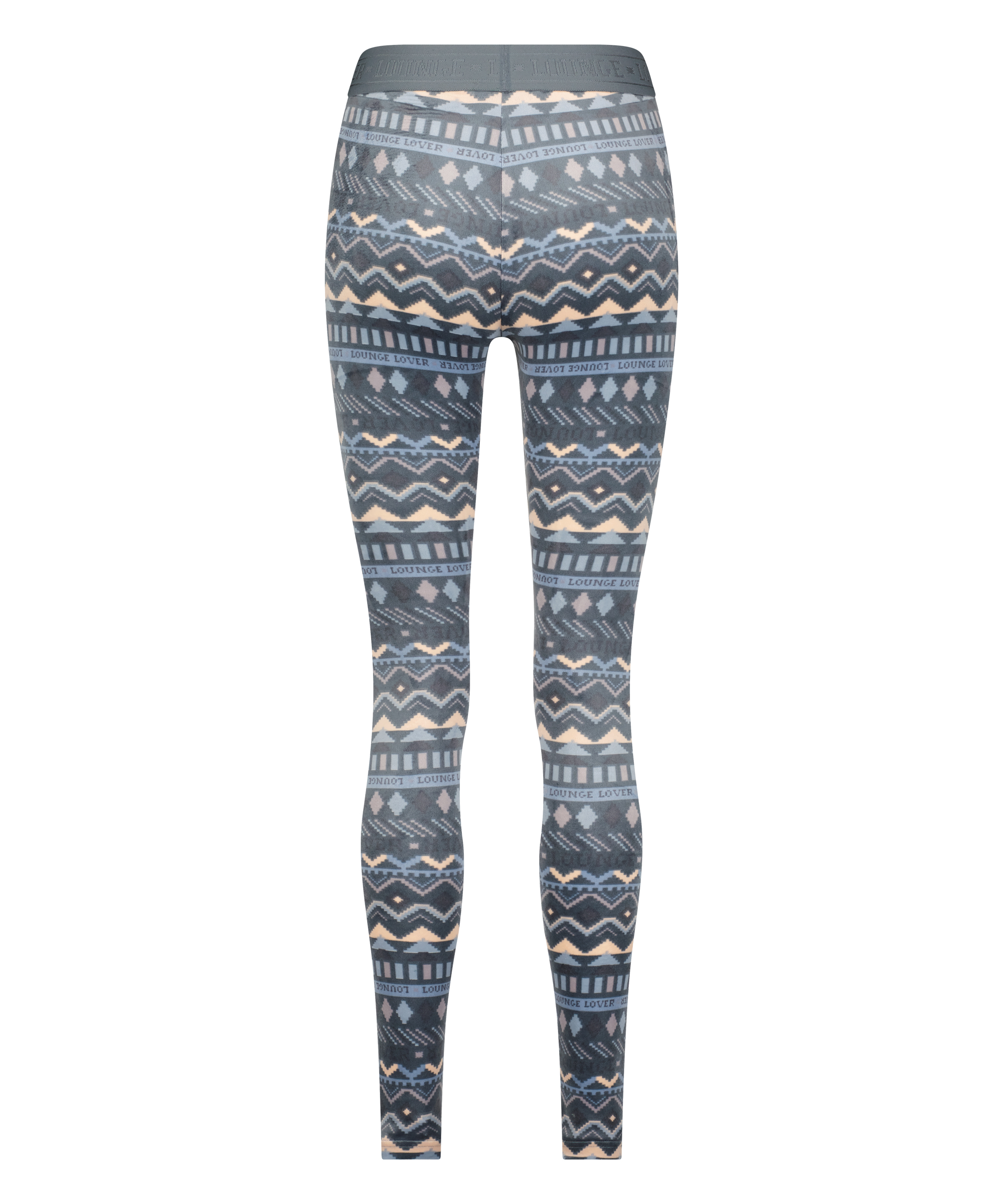 Legging Velours, Blauw, main