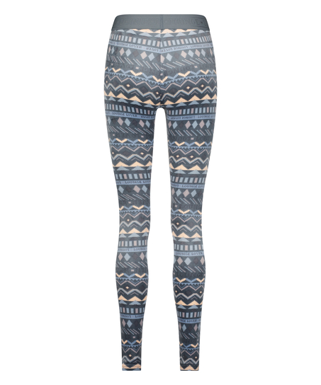 Legging Velours, Blauw
