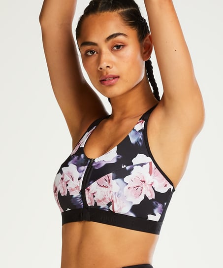 HKMX Soutien-gorge de sport The Pro Maintien niveau 3, Noir