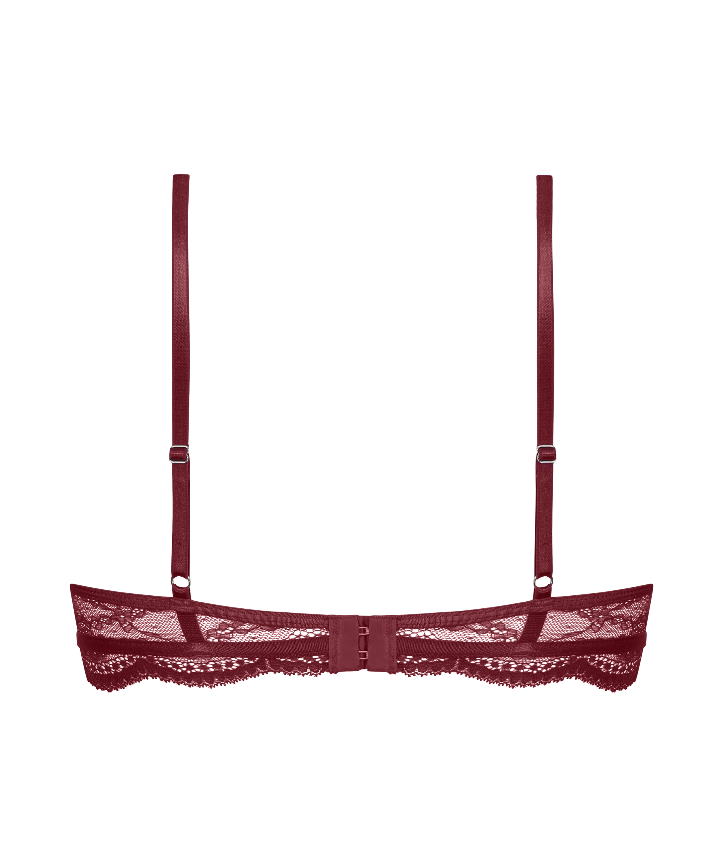 Soutien-gorge non-rembourré à armatures Isabelle, Rouge, main