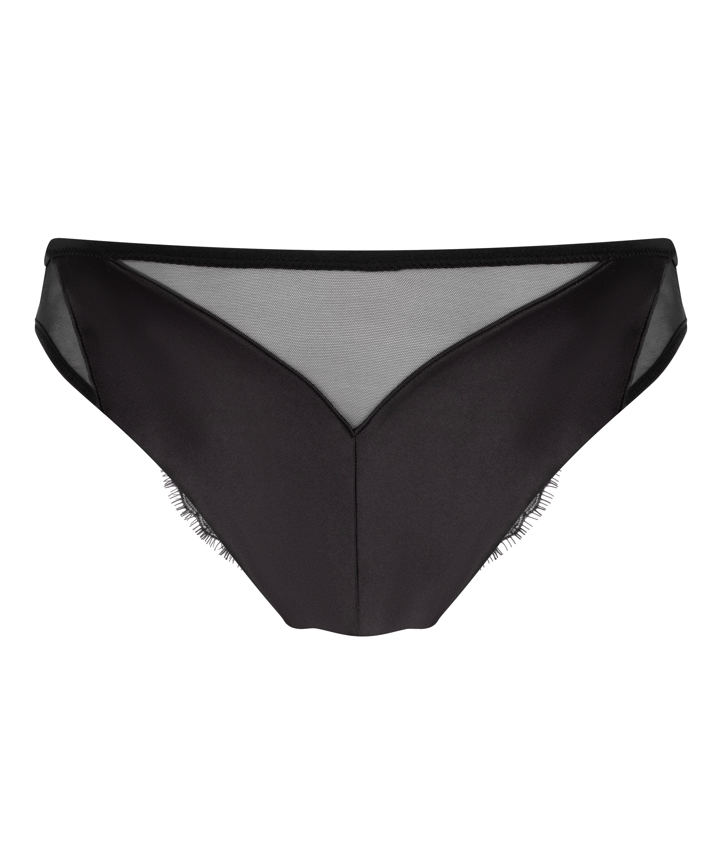 Culotte br&eacute;silienne jambe haute Cynthia, Noir, main