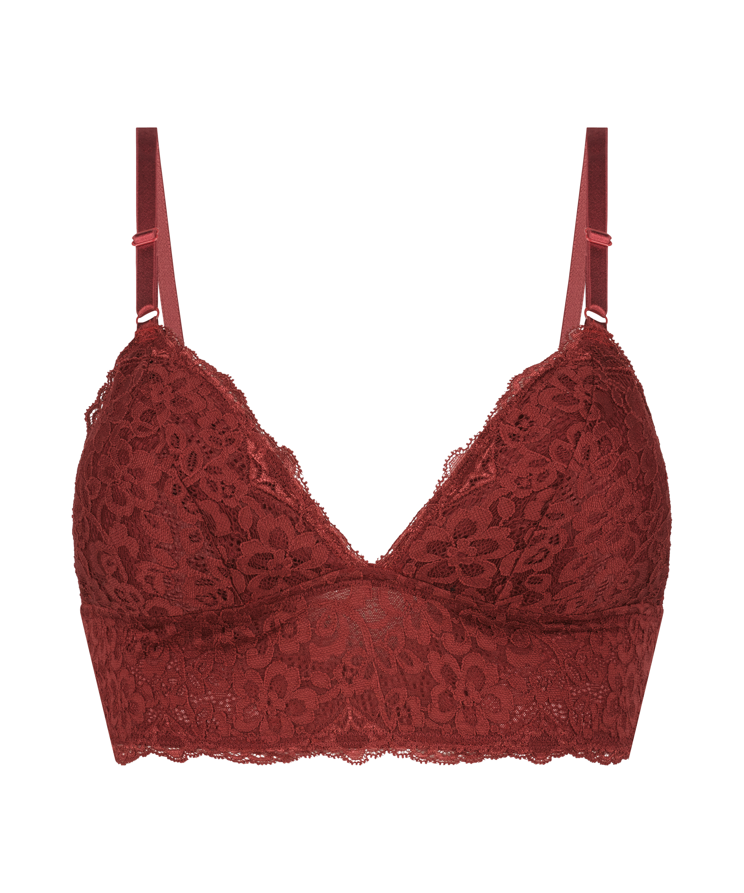 Triangle Bralette Marine, Rood, main
