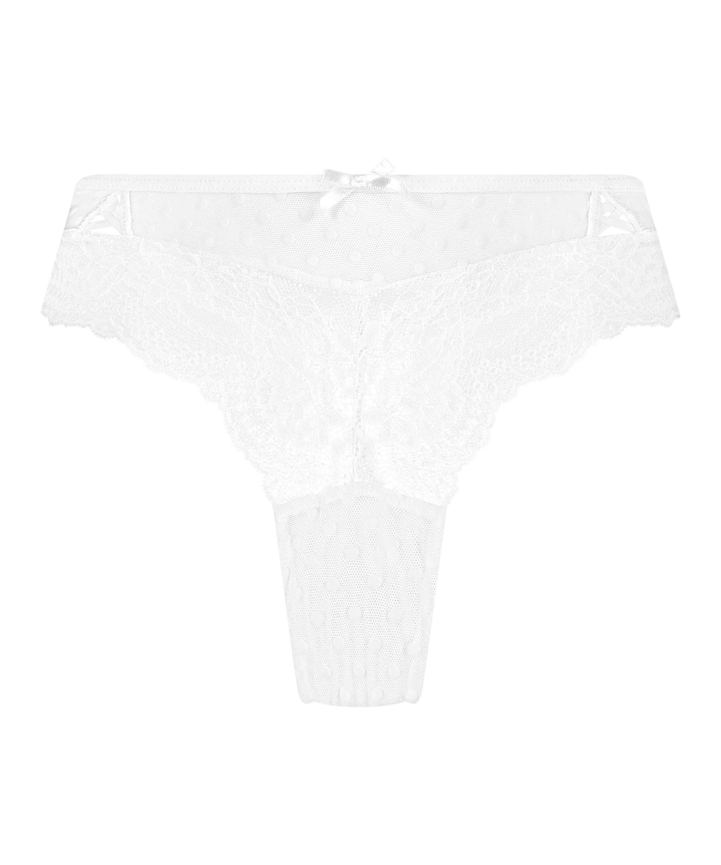 Slip br&eacute;silien Tonia, Blanc