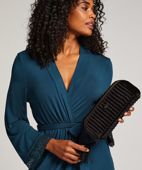 Make-up tasje Velour, Roze