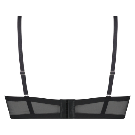 Soutien-gorge &agrave; armatures pr&eacute;form&eacute; sans bretelles Kylie, Noir