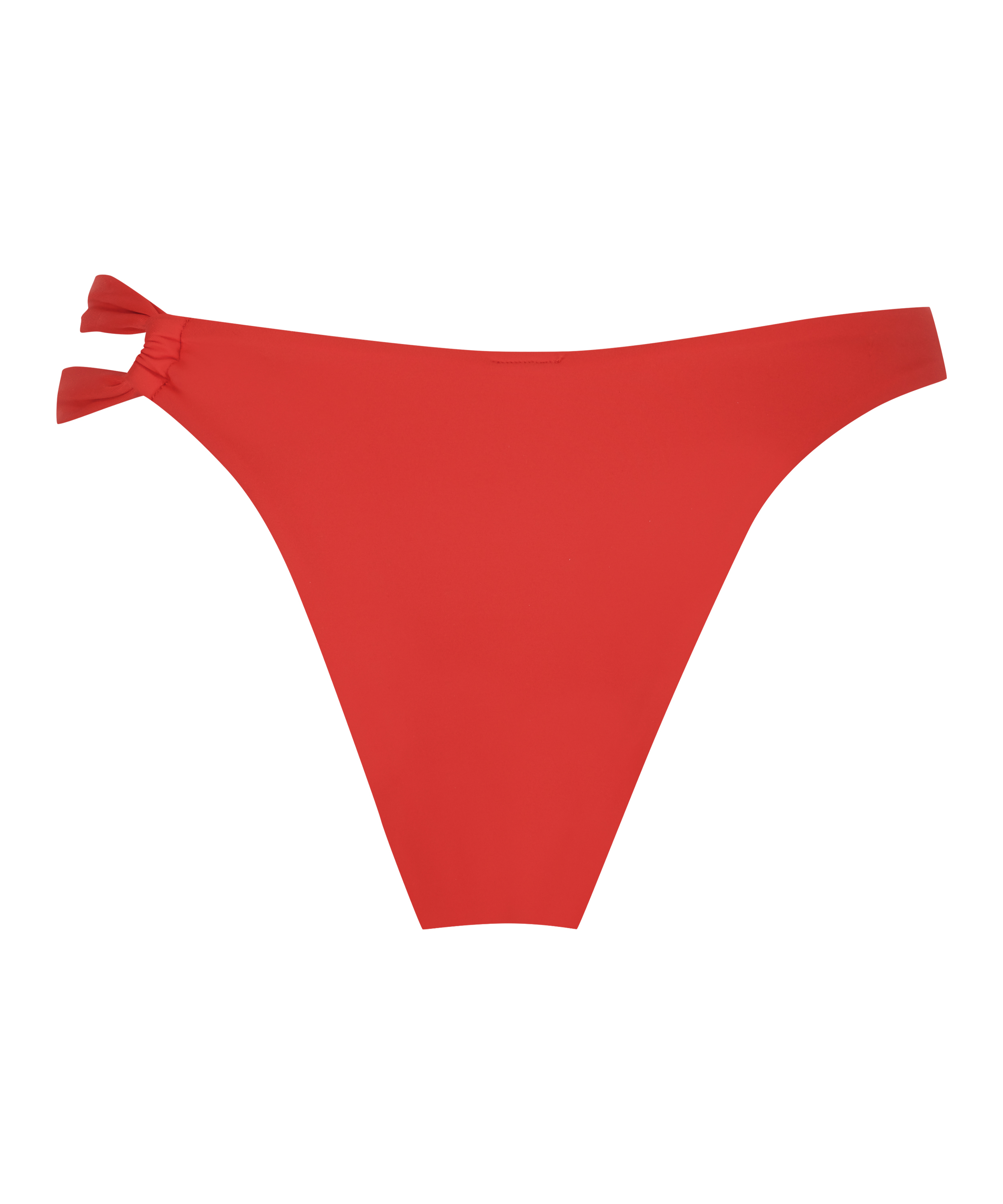 Bas de bikini échancré Sardinia, Rouge, main
