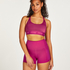 HKMX sport bh The Crop Logo Level 1, Roze