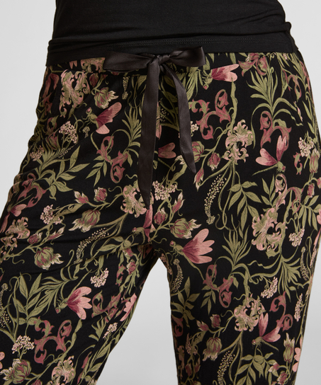Pantalon de pyjama Jersey, Noir