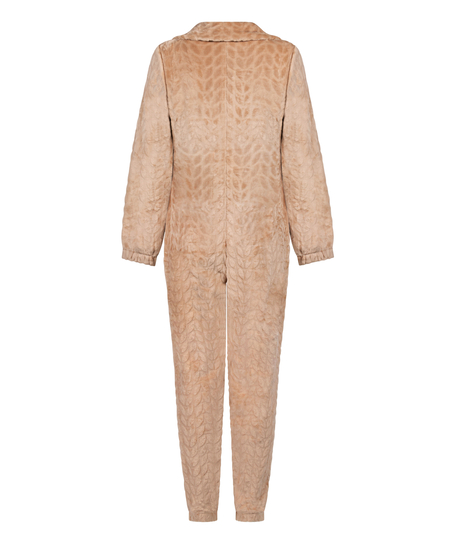Onesie Fleece, Beige