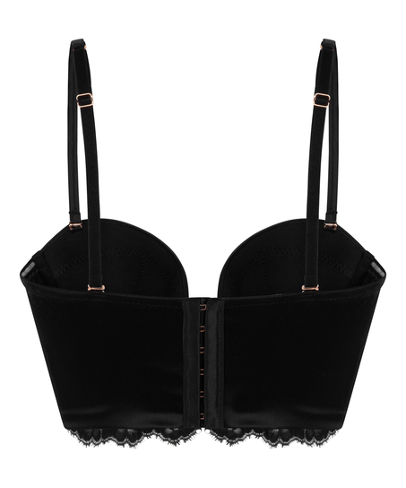 Mini-bustier Grace, Zwart
