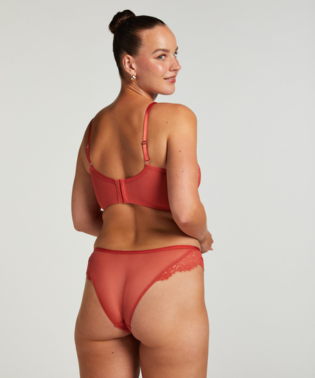 Voorgevormde longline beugel bh Arabella, Rood