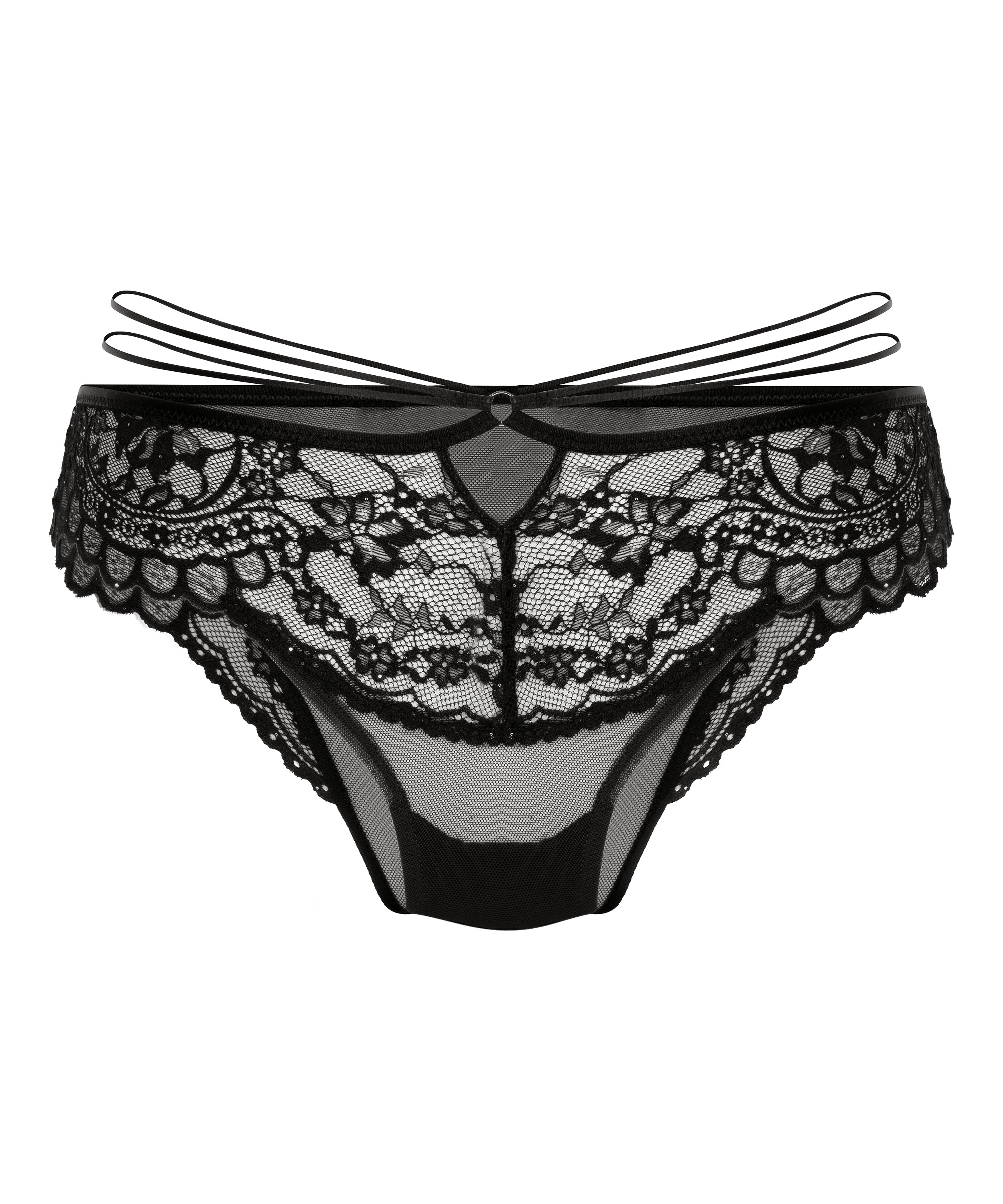 Culotte br&eacute;silienne Sabrina, Noir, main