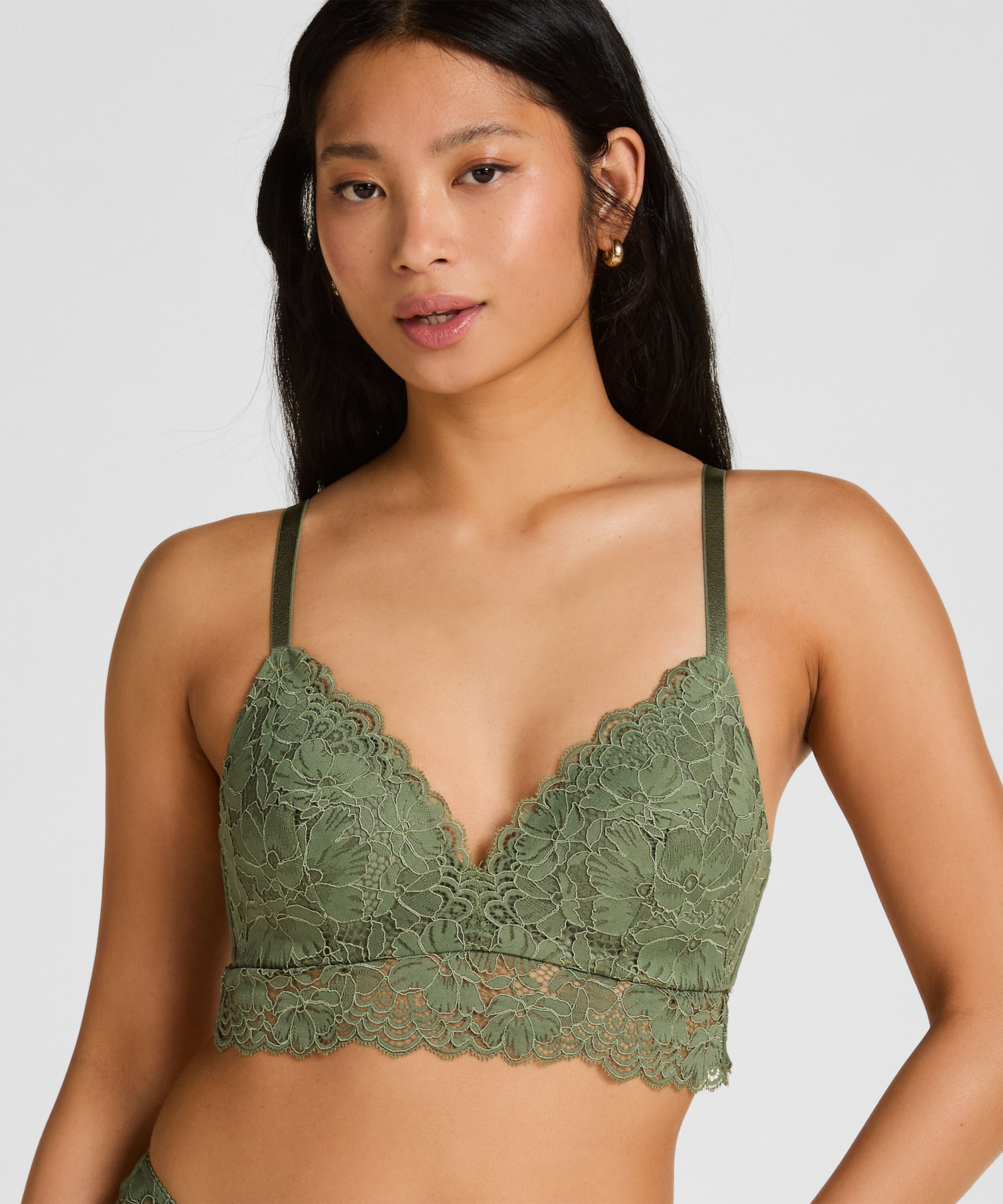 Soutien-gorge sans armatures préformé Andrea, Vert Soutien-gorge sans armatures préformé Andrea, Vert