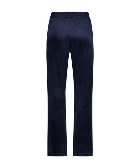 Joggingbroek Velours, Blauw