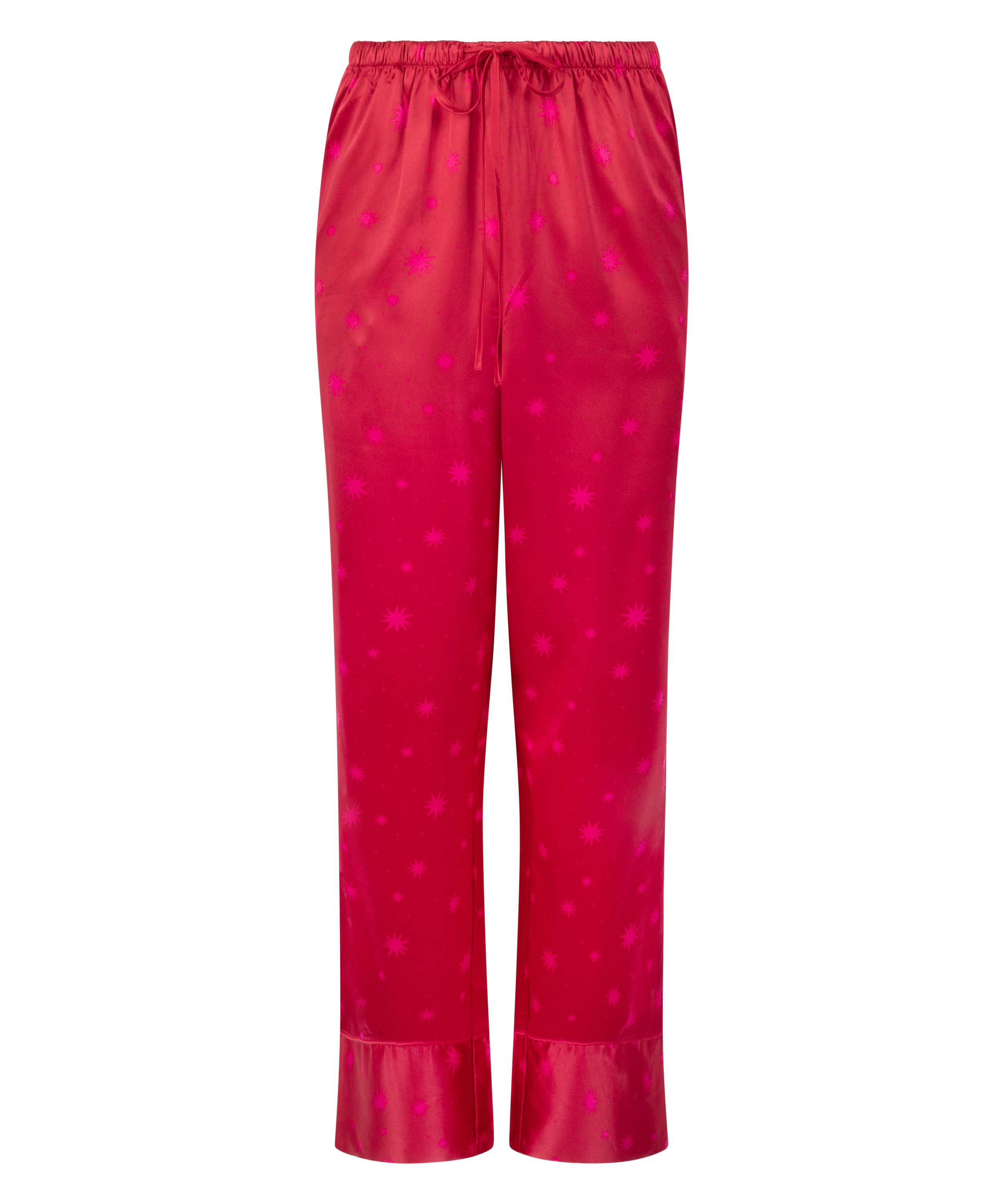 Pantalon Satin, Rouge, main